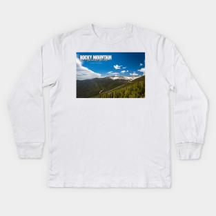 Rocky Mountain National Park Kids Long Sleeve T-Shirt